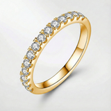 Moissanite-sormus