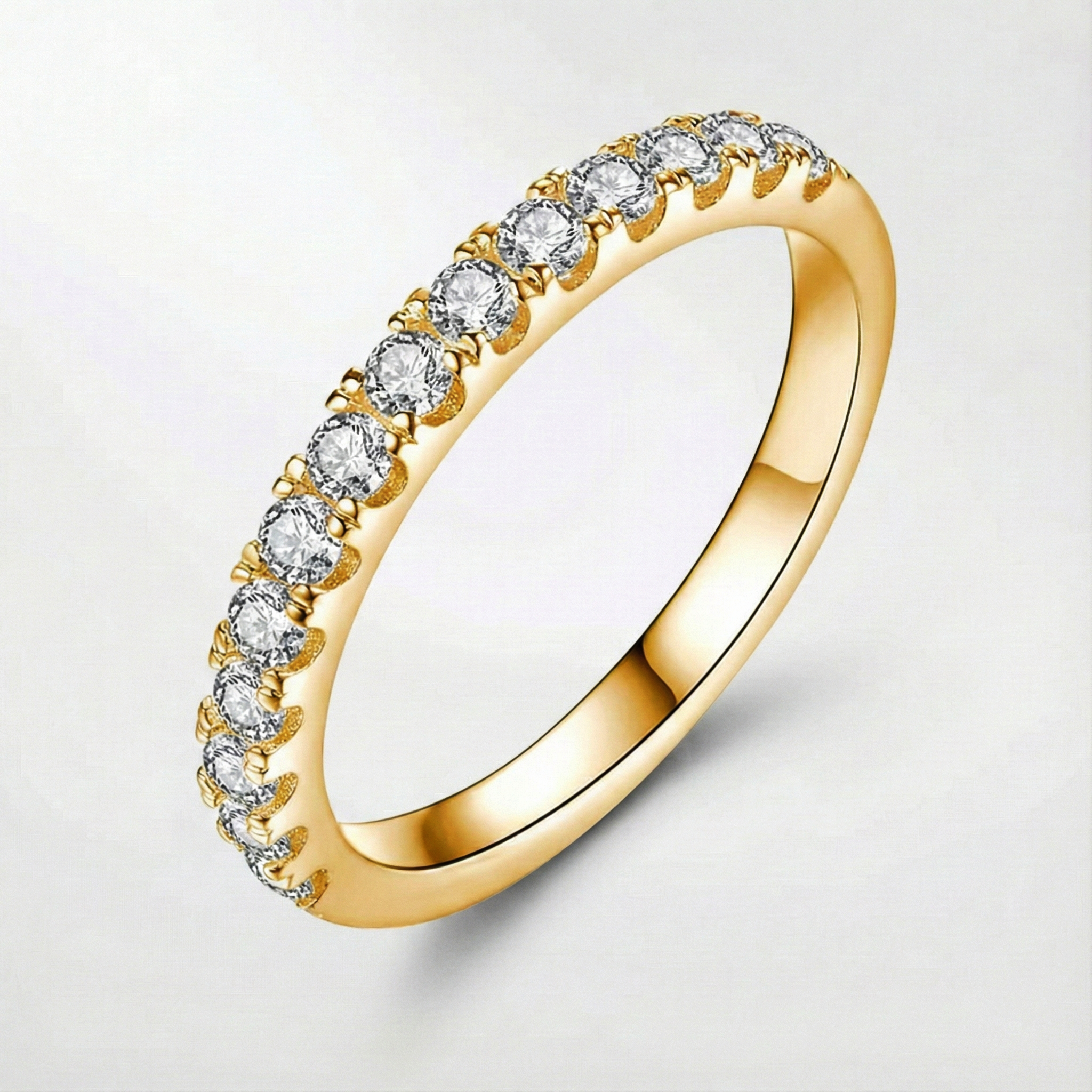 Moissanite-sormus