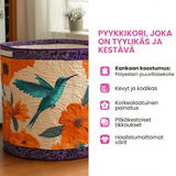 Kissakuvioinen tilkkupyykkikori NCU0DDK807