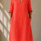 Fluid Dress Straight Cut Margot