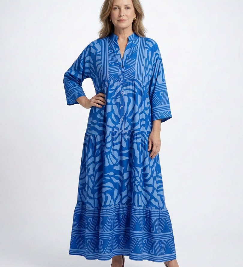 Marielle | Napillinen Midi-mekko