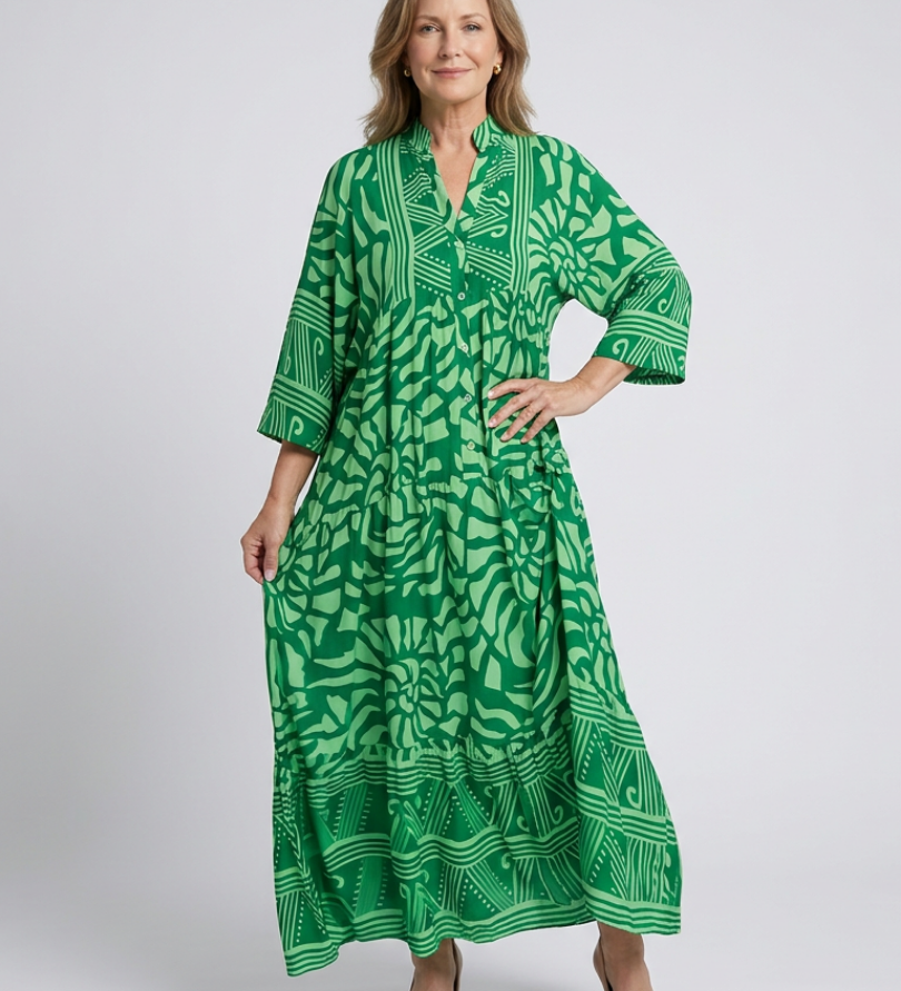 Marielle | Napillinen Midi-mekko